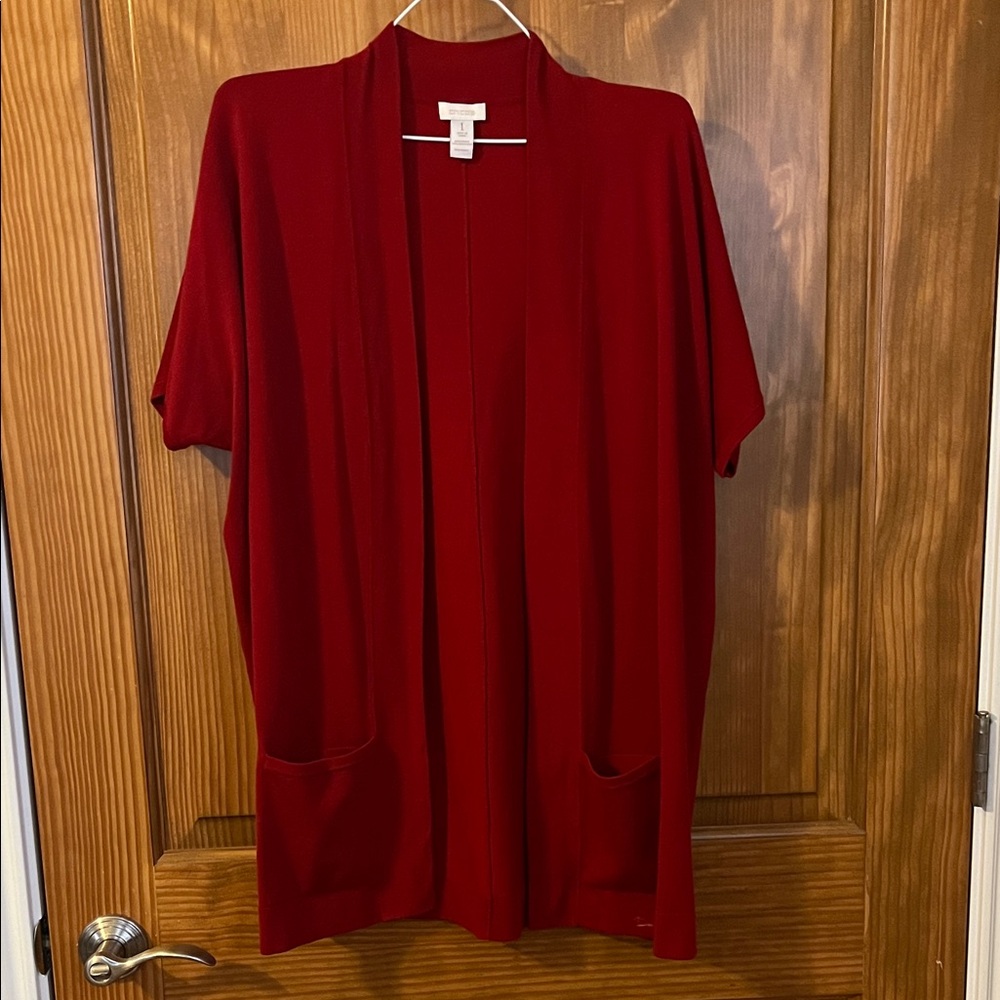 Chico's Vibrant Red Knit Top